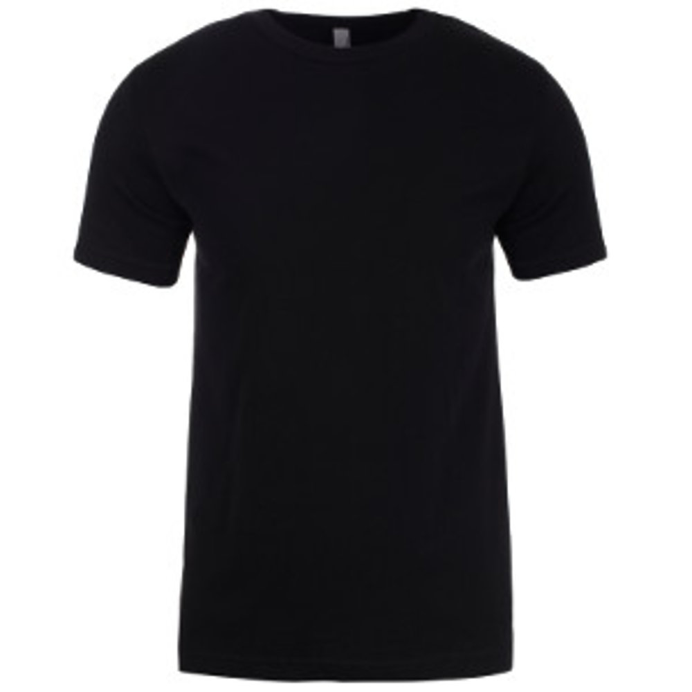 Next Level 3600 Unisex Cotton T Shirt - Black - Xs