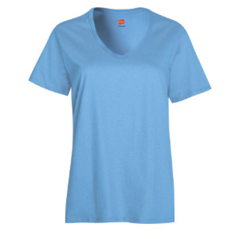 HANES WOMENS ESSENTIAL V-NECK | American-T-Shirt-Company