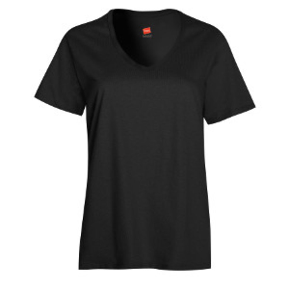 HANES WOMENS ESSENTIAL V-NECK | American-T-Shirt-Company