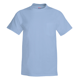 HANES BEEFY-T WITH POCKET
