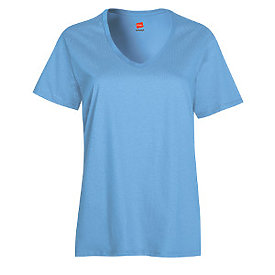 HANES WOMENS ESSENTIAL V-NECK